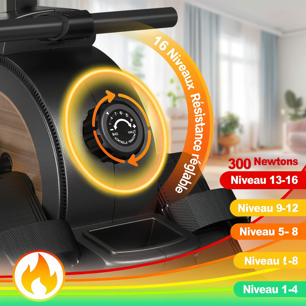 Rameur Magnétique Pliable – 16 Niveaux | L'atelier Cardio