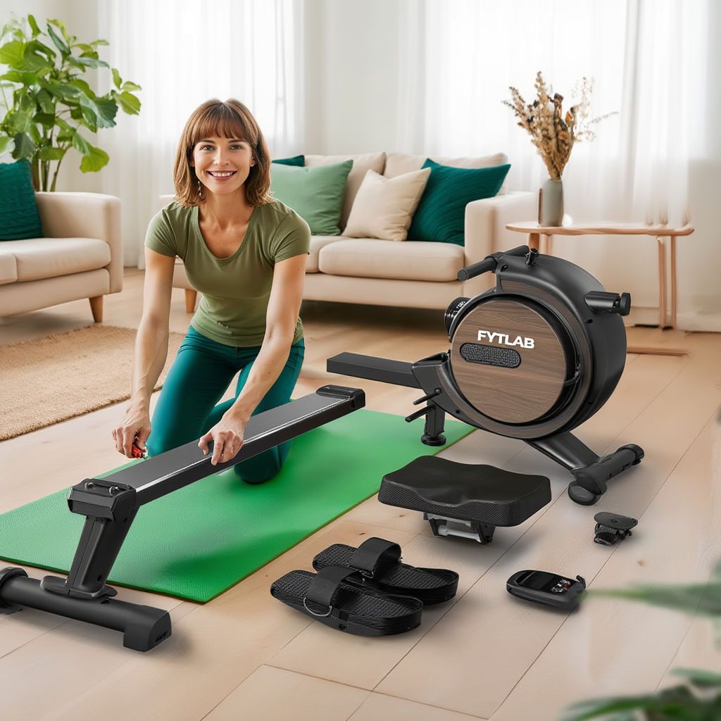 Rameur Magnétique Pliable – 16 Niveaux | L'atelier Cardio