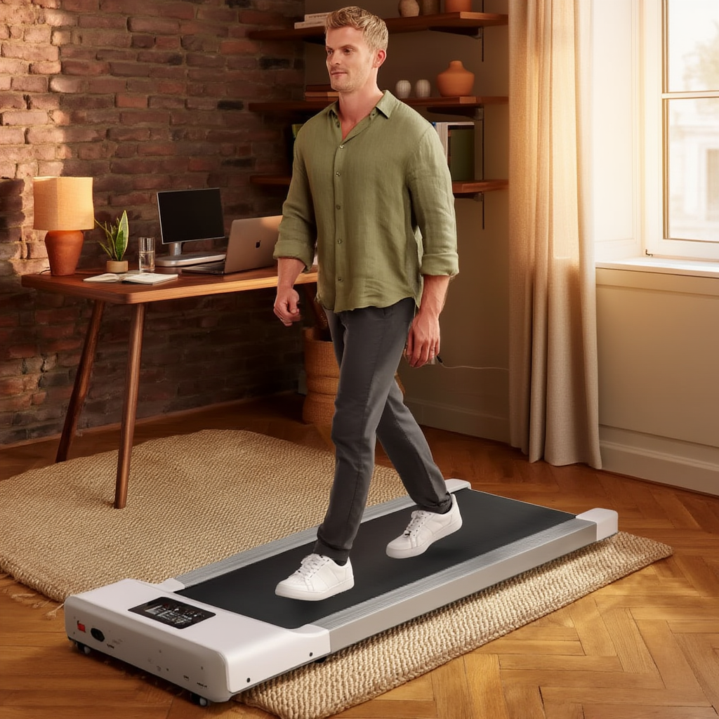Tapis de Marche Pliable Ultra-Fin –  6 km/h | L'atelier Cardio