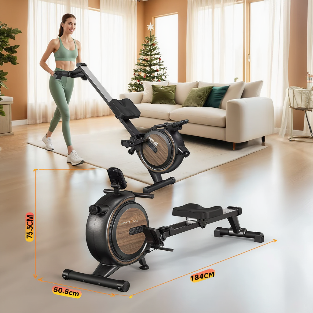Rameur Magnétique Pliable – 16 Niveaux | L'atelier Cardio