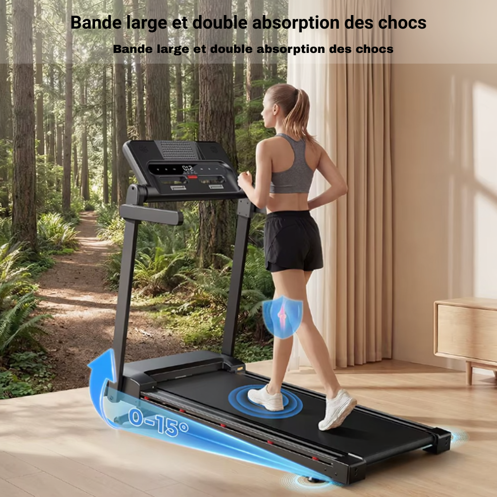 Tapis de Course Pliable - 14 km/h | L'atelier Cardio