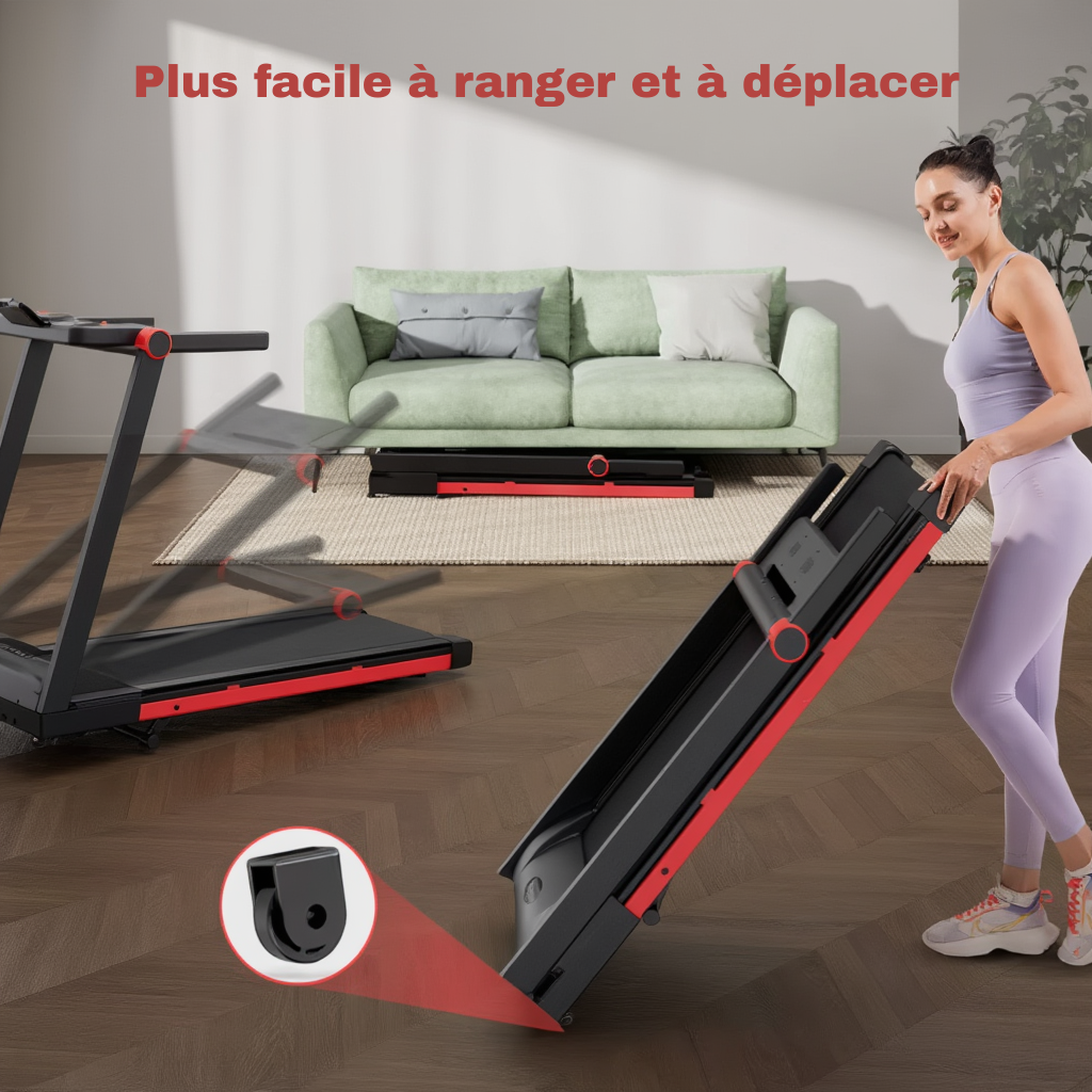 Tapis de Marche/Course - 16 km/h - Inclinaison 6 %| L'atelier Cardio