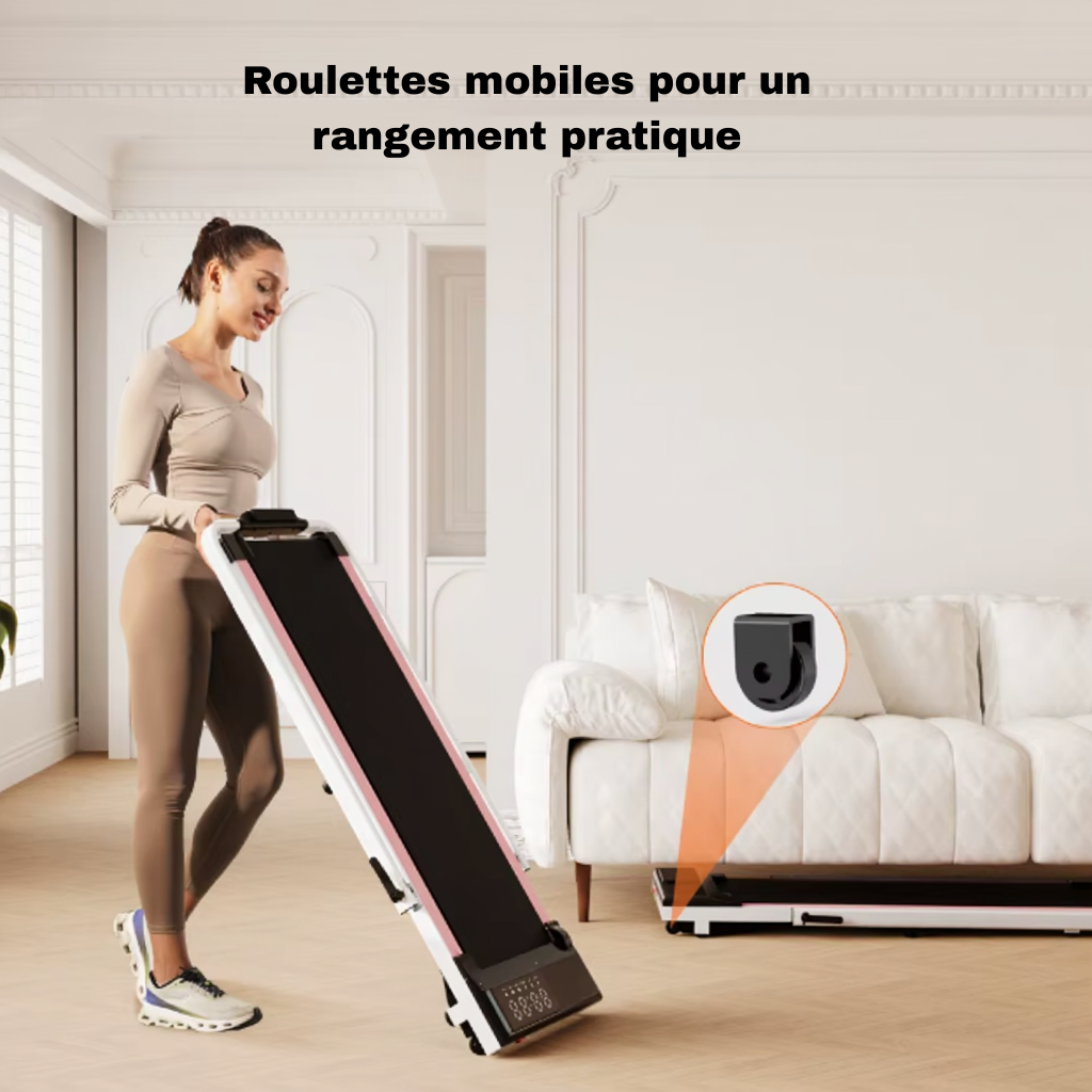 Tapis de Marche/Course Pliable 2 en 1 - 12 km/h | L'atelier Cardio