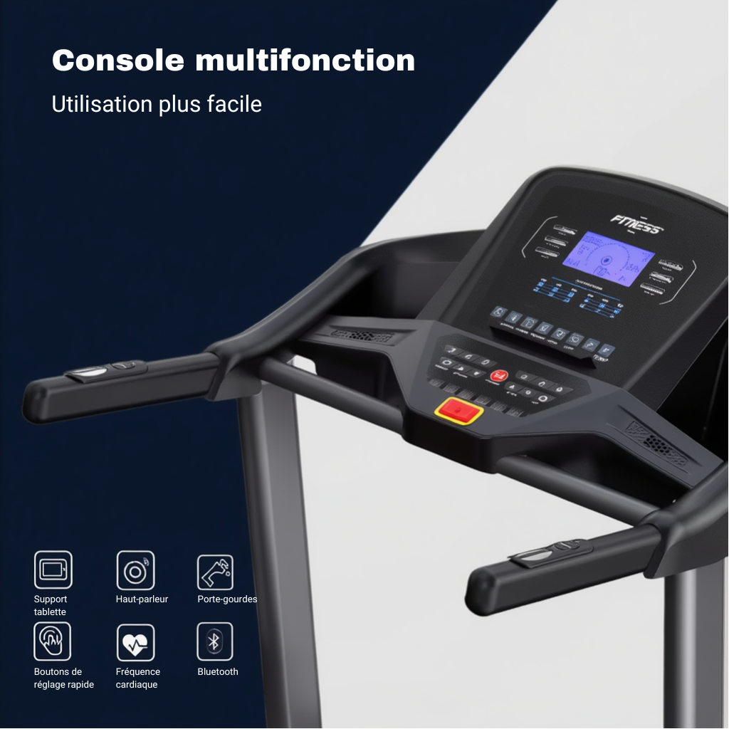 Tapis de Course Pliable  – 20 km/h | L'atelier Cardio