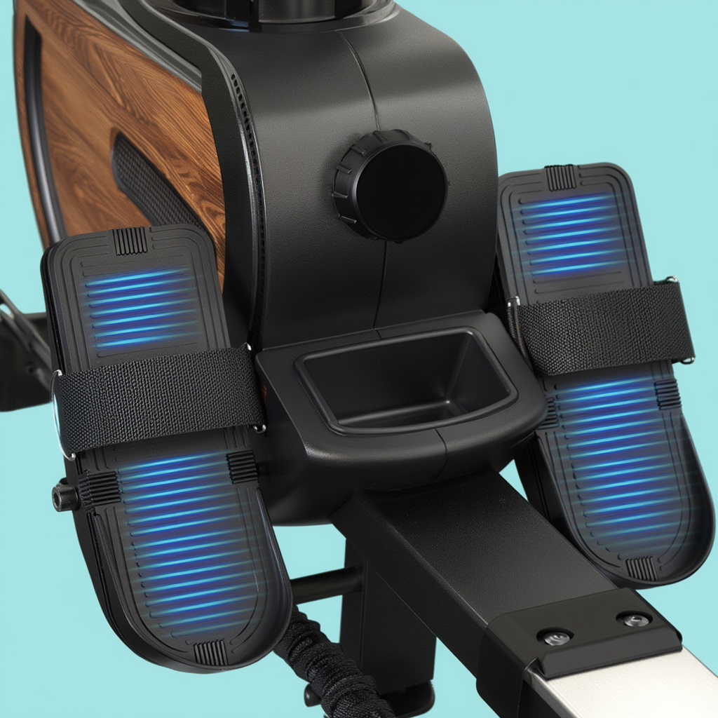 Rameur Magnétique Design Bois – Charge 160 kg | L'atelier Cardio