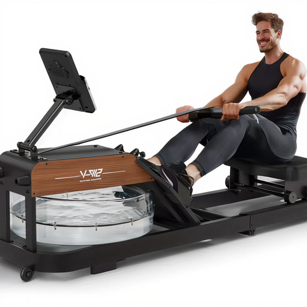 Rameur à Eau Pliable – Réservoir 14 L - 6 Niveaux | L'atelier Cardio