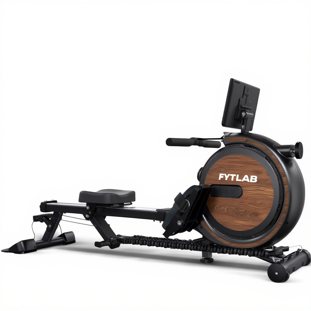 Rameur Magnétique Design Bois – Charge 160 kg | L'atelier Cardio
