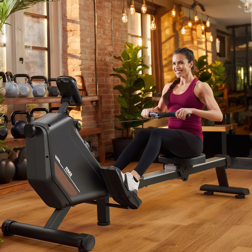 Rameur Magnétique Silencieux – 16 Niveaux | L'atelier Cardio