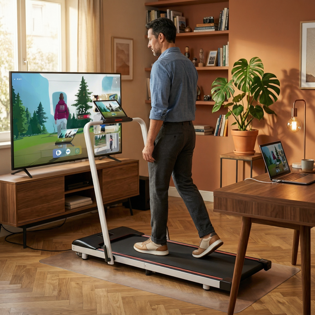Tapis de Marche/Course Pliable 2 en 1 - 12 km/h | L'atelier Cardio